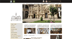 Desktop Screenshot of loreta.cz